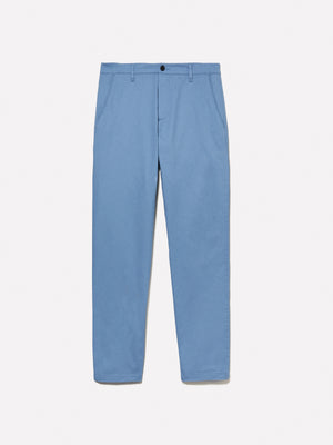 Light blue slim fit chino trousers