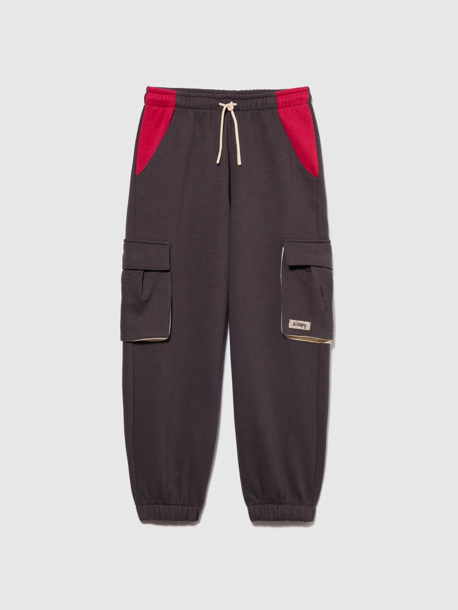 Cargo in felpa da bambina marrone scuro | Sisley young Outlet