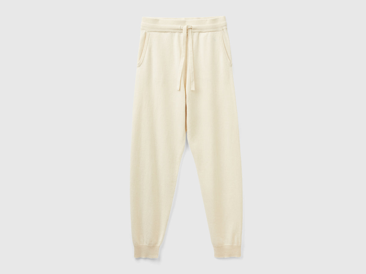 Joggers in puro cashmere