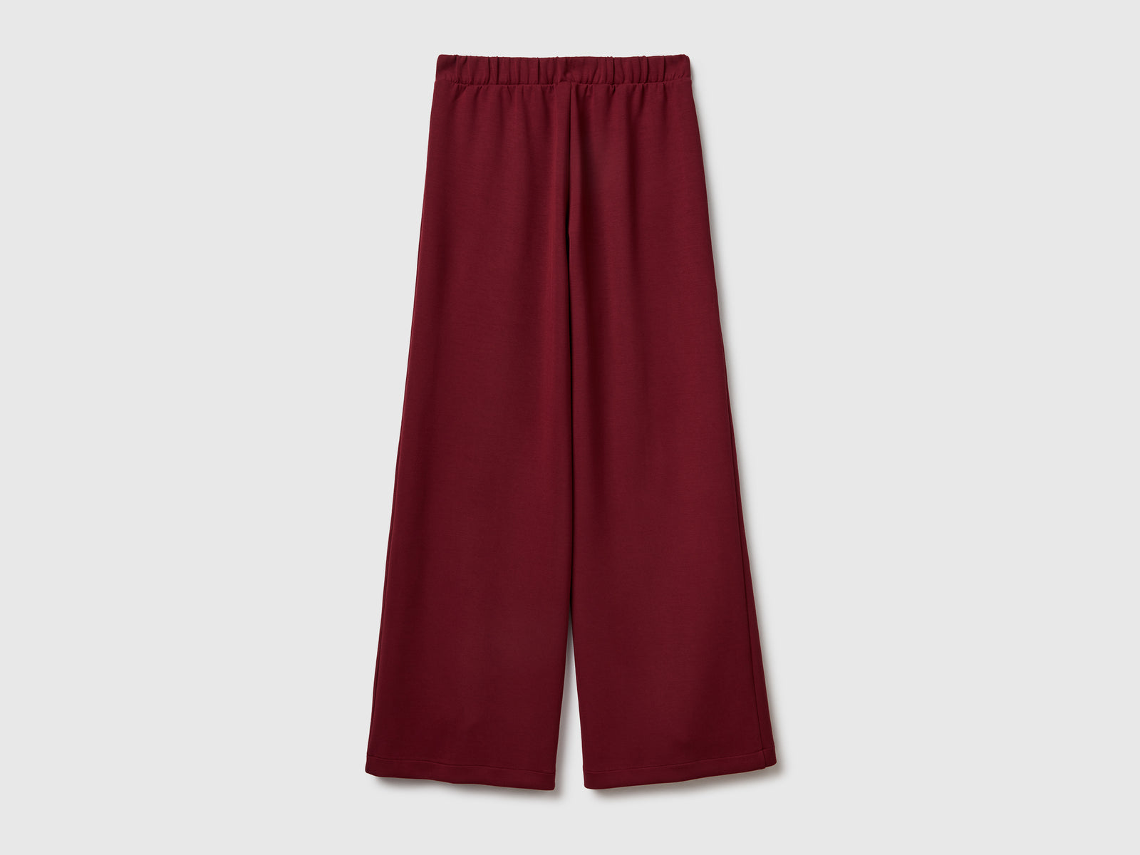 Pantaloni in misto Modal da donna bordeaux 2 | Benetton Outlet