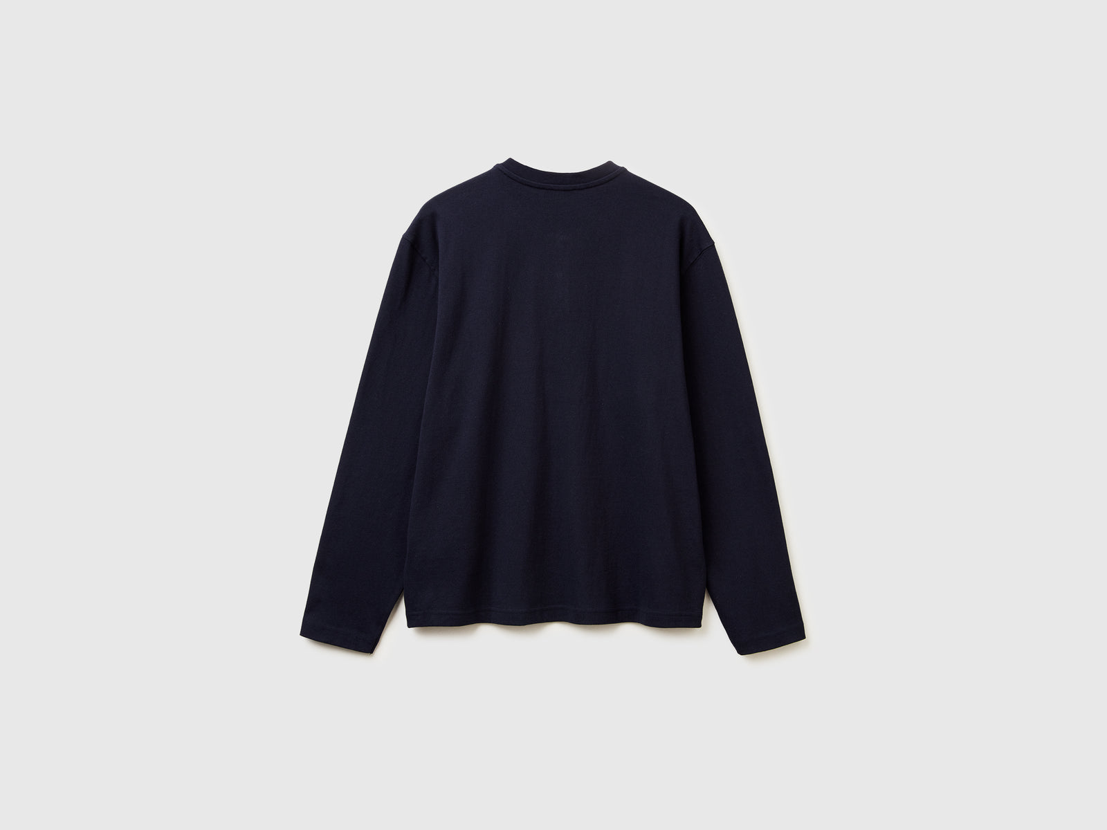 T-shirt con scollo serafino da uomo blu scuro 2 | Benetton Outlet
