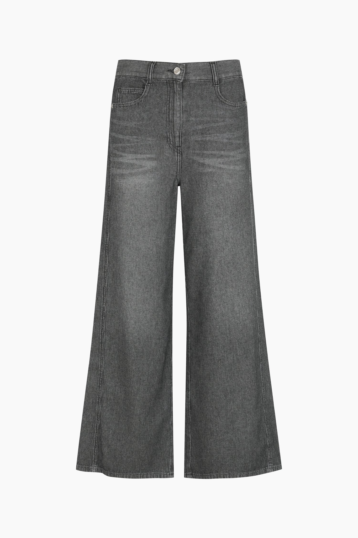 Jeans scuro a palazzo da donna grigio scuro | Sisley Outlet