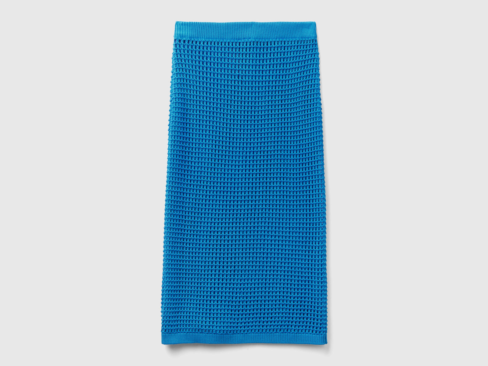 Gonna crochet da donna blu 2 | Benetton Outlet