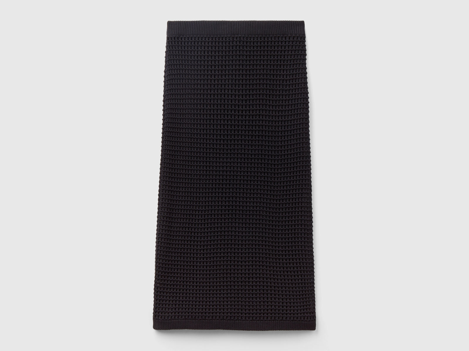 Gonna crochet da donna nero 2 | Benetton Outlet