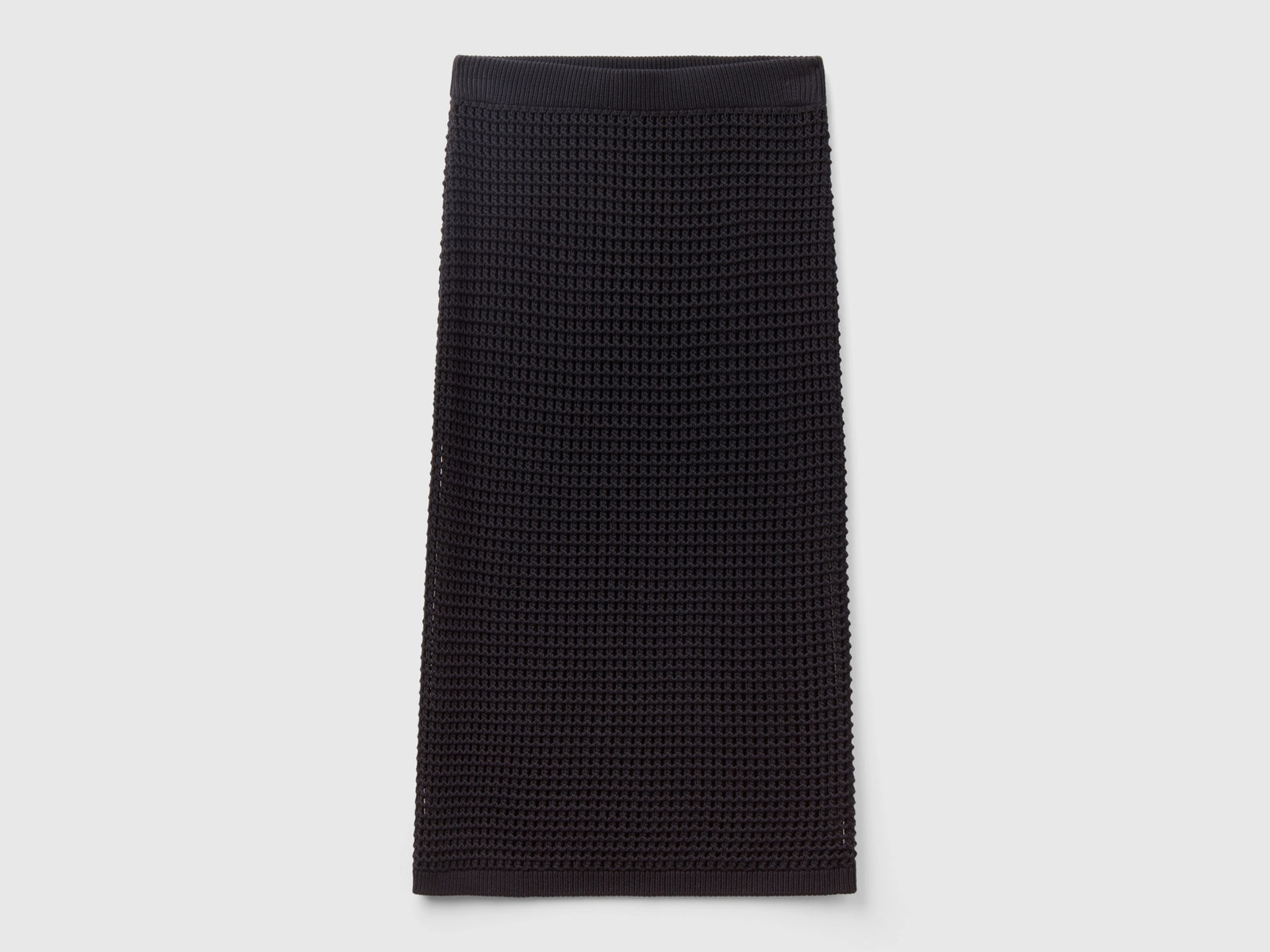 Gonna crochet da donna nero | Benetton Outlet