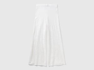 Pantaloni ampi con motivo fiori
