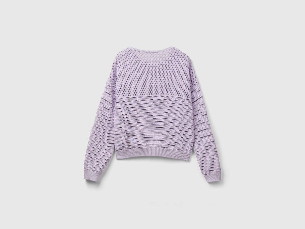 Maglia con trafori boxy fit