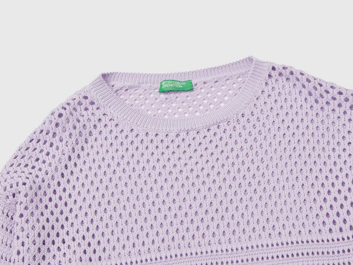 Maglia con trafori boxy fit