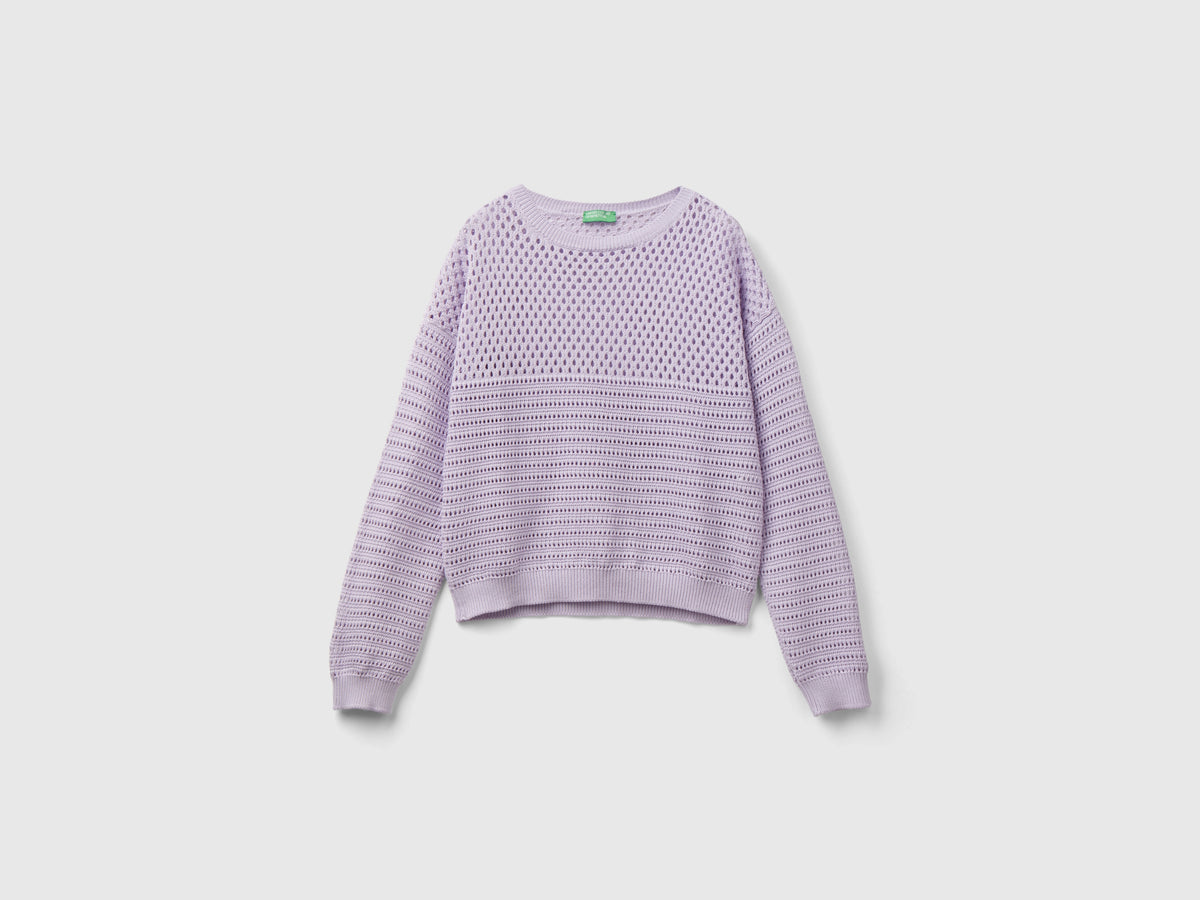 Maglia con trafori boxy fit