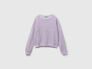 Maglia con trafori boxy fit