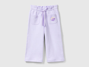 Pantaloni in felpa cropped
