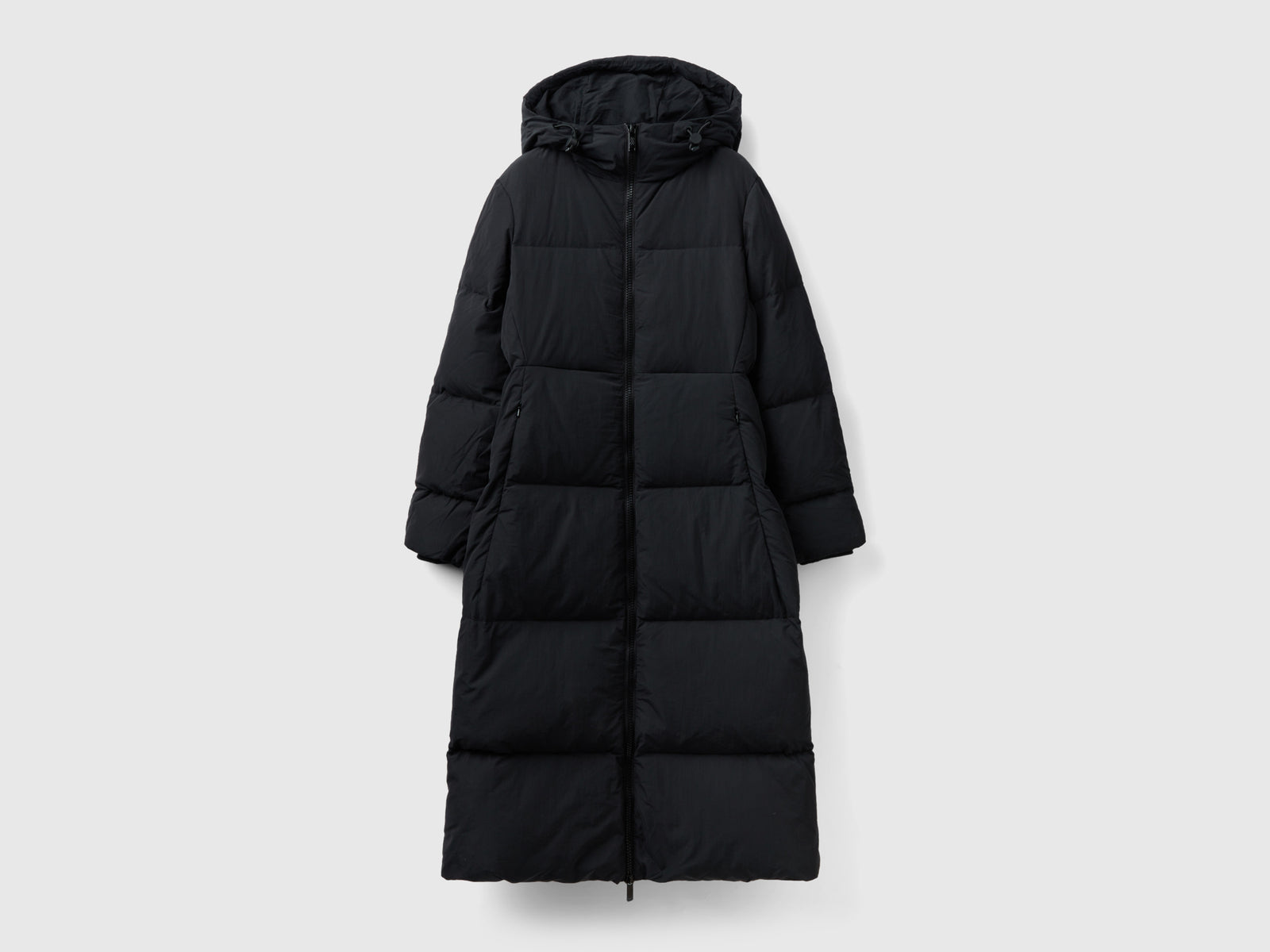 Piumino imbottito con piuma riciclata da donna nero | Benetton Outlet