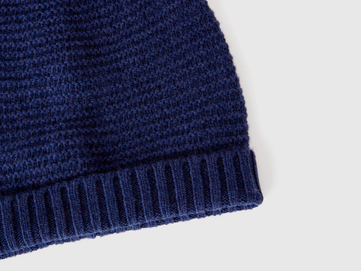 Cappellino in misto lana