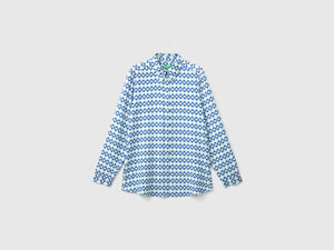 Camicia fantasia in viscosa