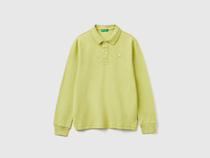 Polo manica lunga cotone
