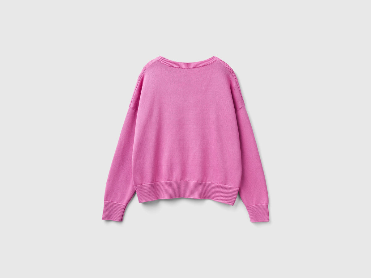 Maglia rosa in cotone