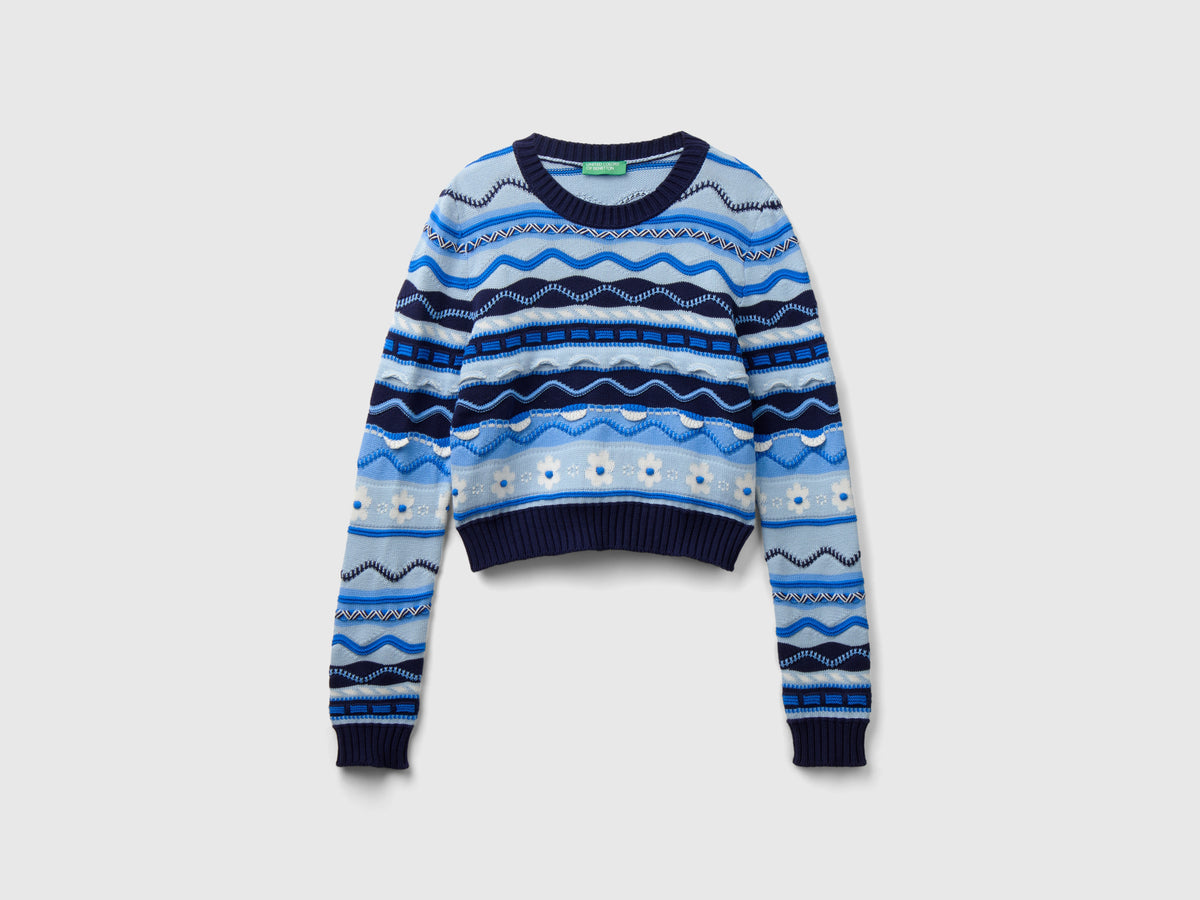 Maglioncino cropped 100% cotone