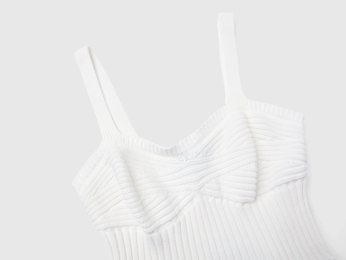 Top in maglia lavorata