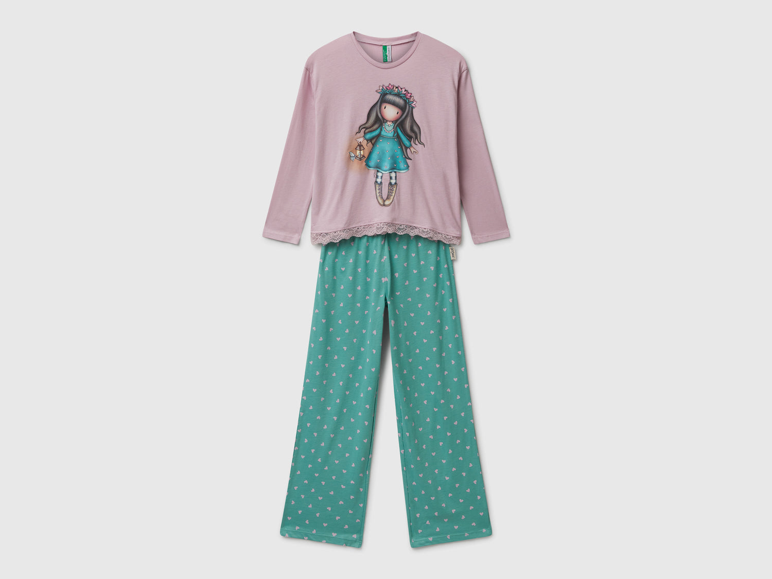 Pigiama ©Santoro Gorjuss da bambina rosa | Benetton Outlet