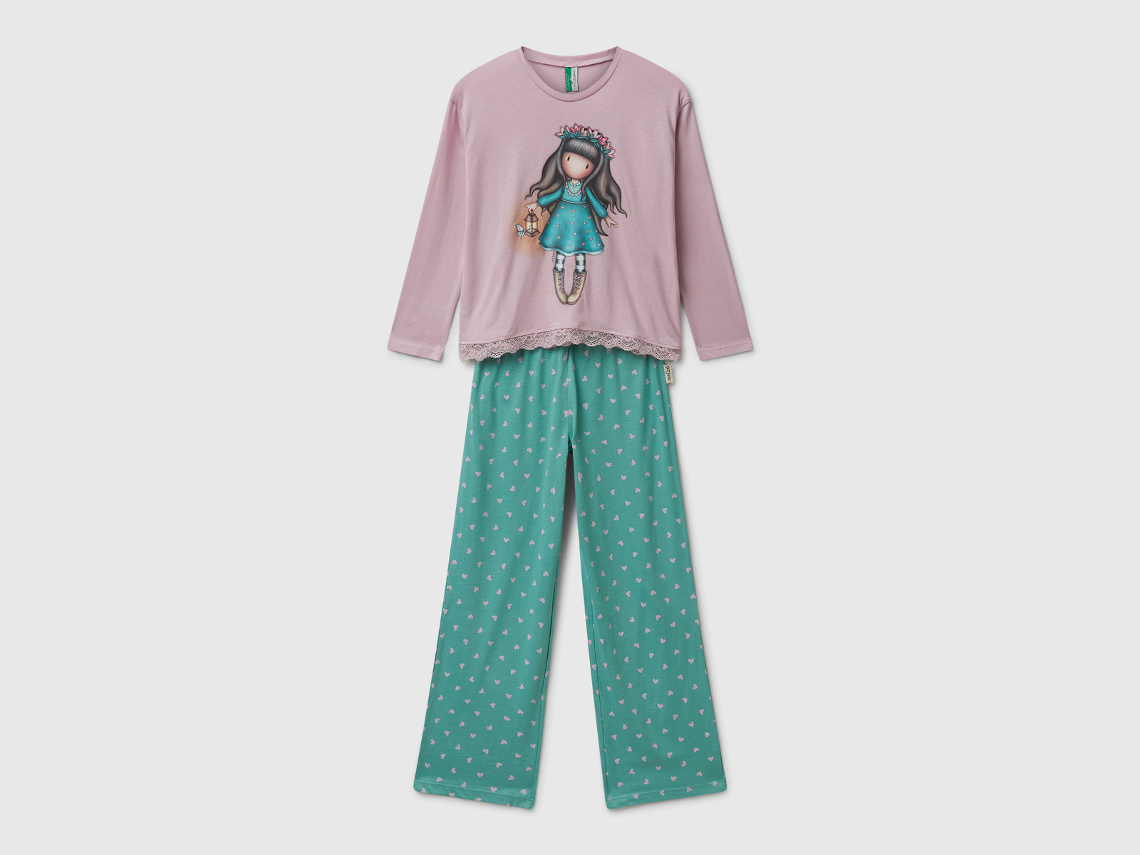 Pigiama ©Santoro Gorjuss da bambina rosa | Benetton Outlet