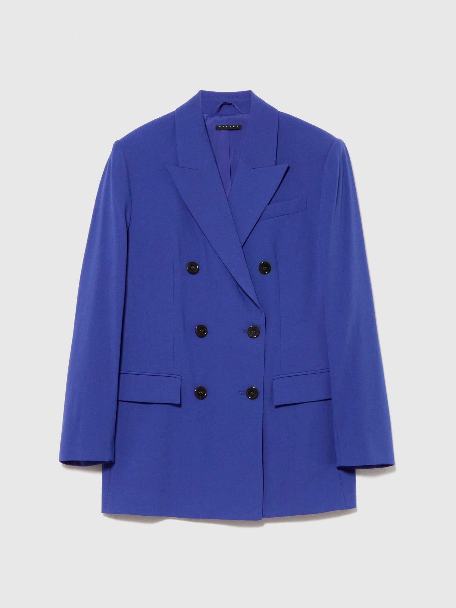 Blazer doppiopetto over fit da donna blu scuro | Sisley Outlet