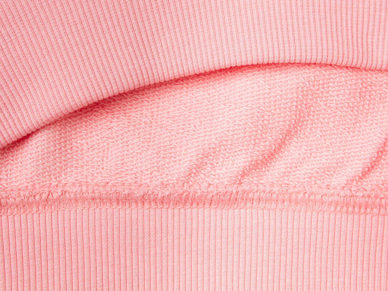 Felpa 100% cotone con logo da bambina rosa 2 | Benetton Outlet