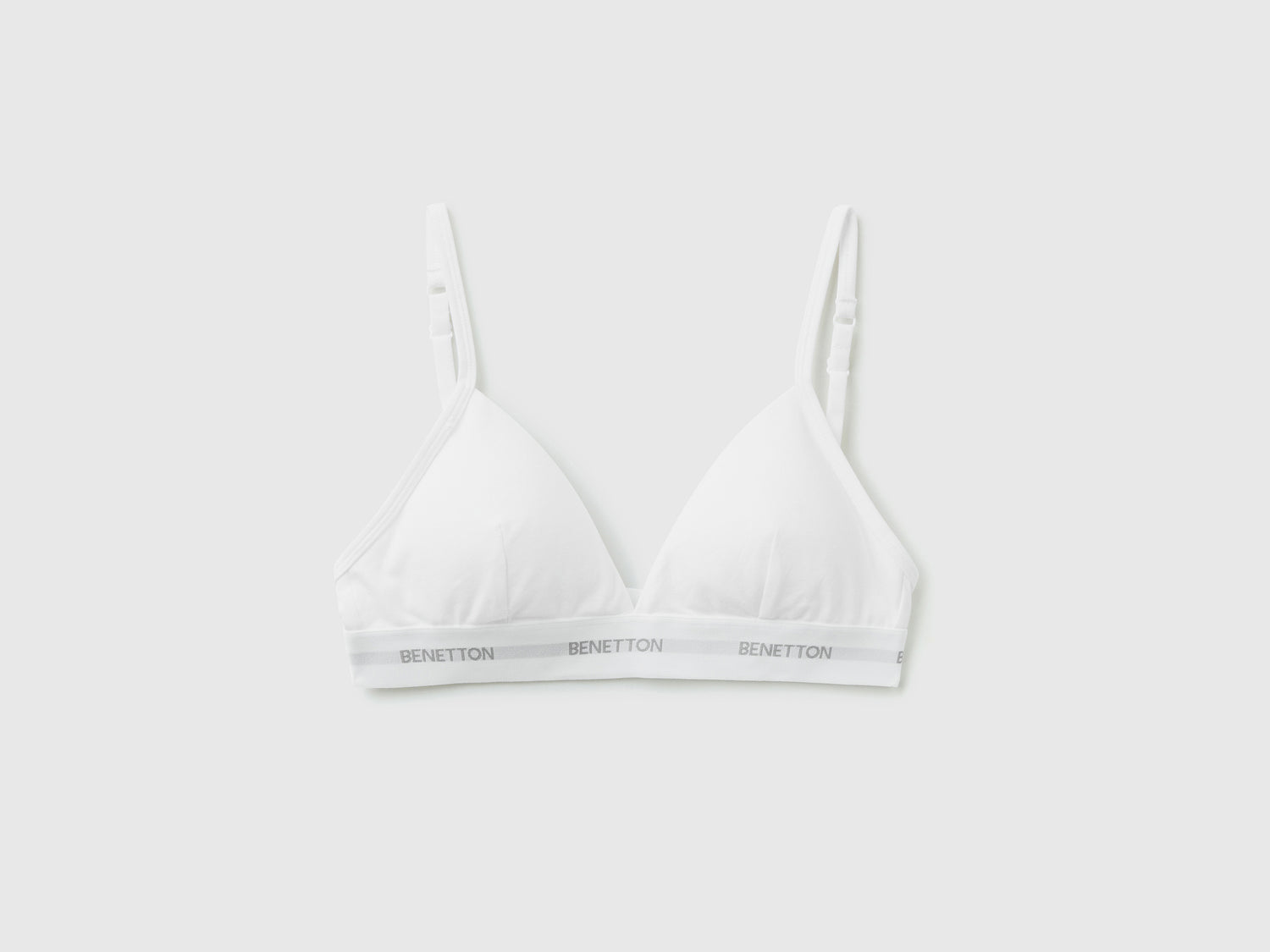 Reggiseno a triangolo da donna bianco | Benetton Outlet