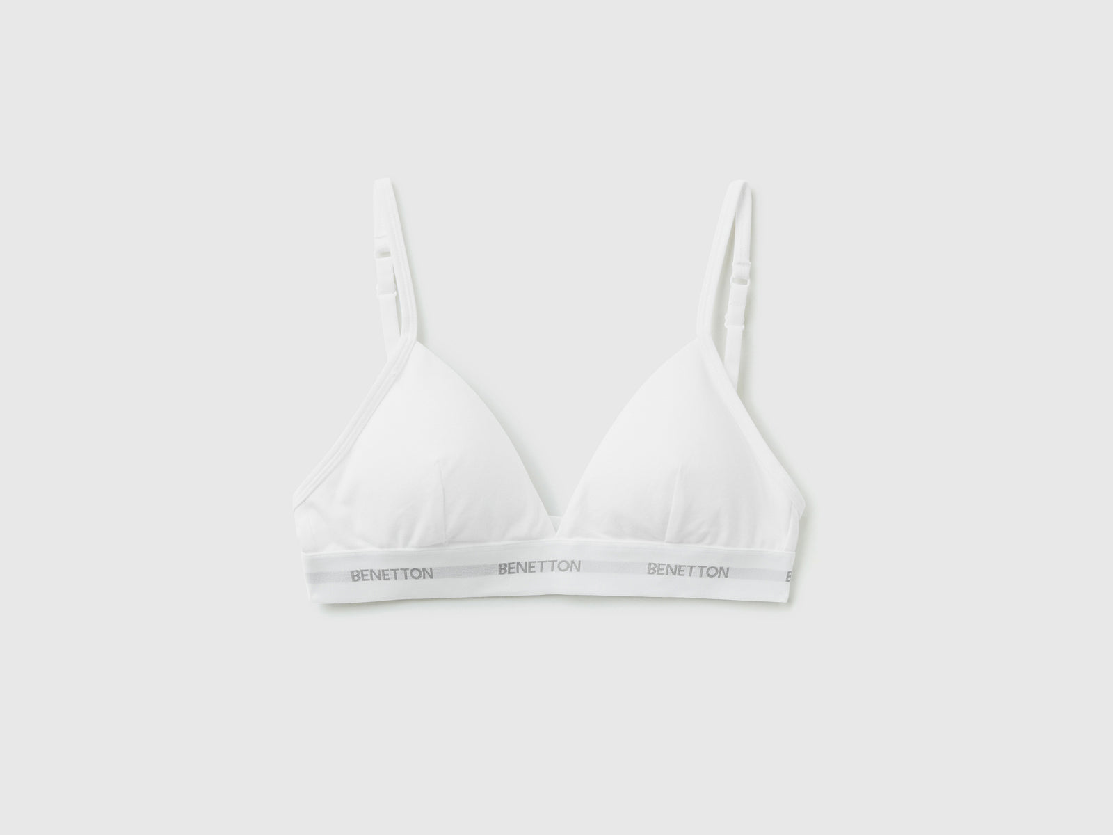 Reggiseno a triangolo da donna bianco | Benetton Outlet