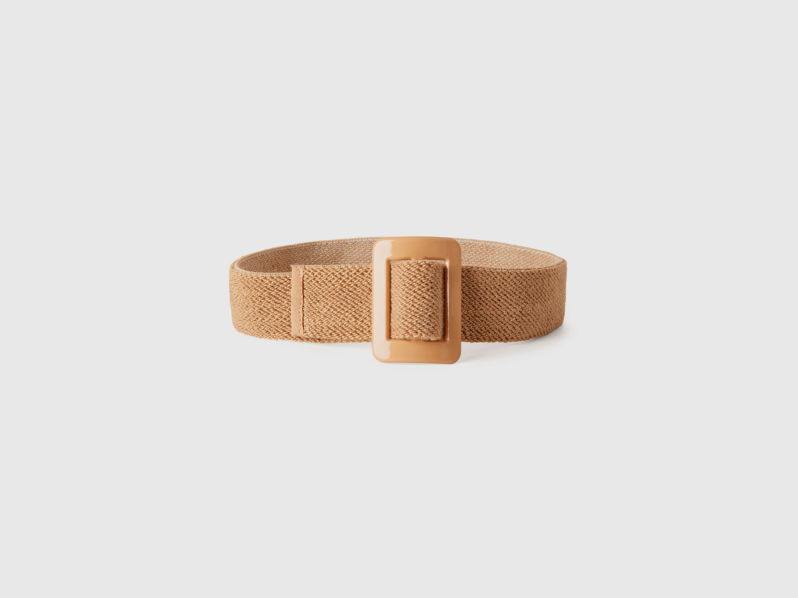 Cintura alta effetto rafia da donna beige 3 | Benetton Outlet