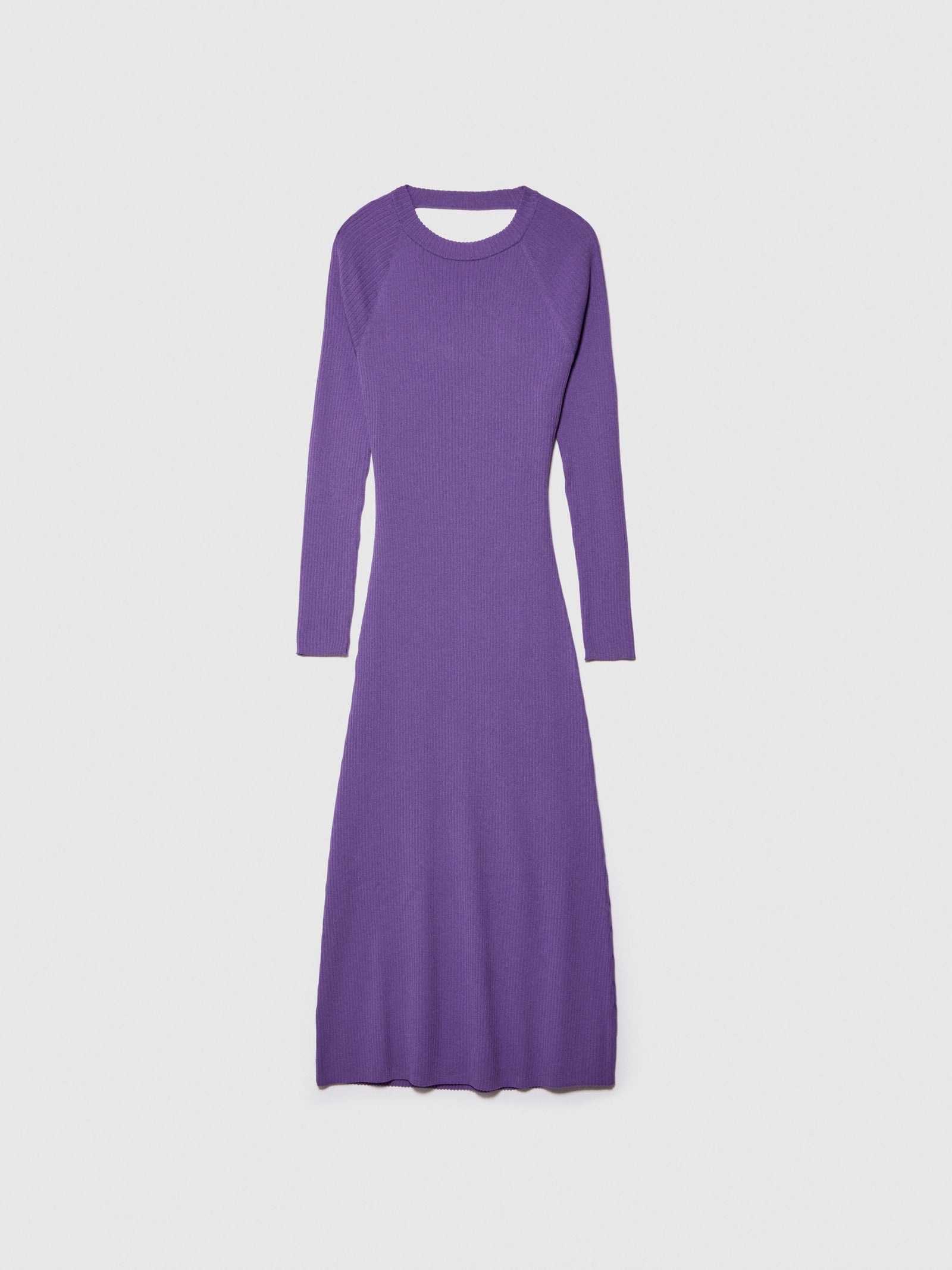 Knit dress with crossover da donna lilla | Sisley Outlet
