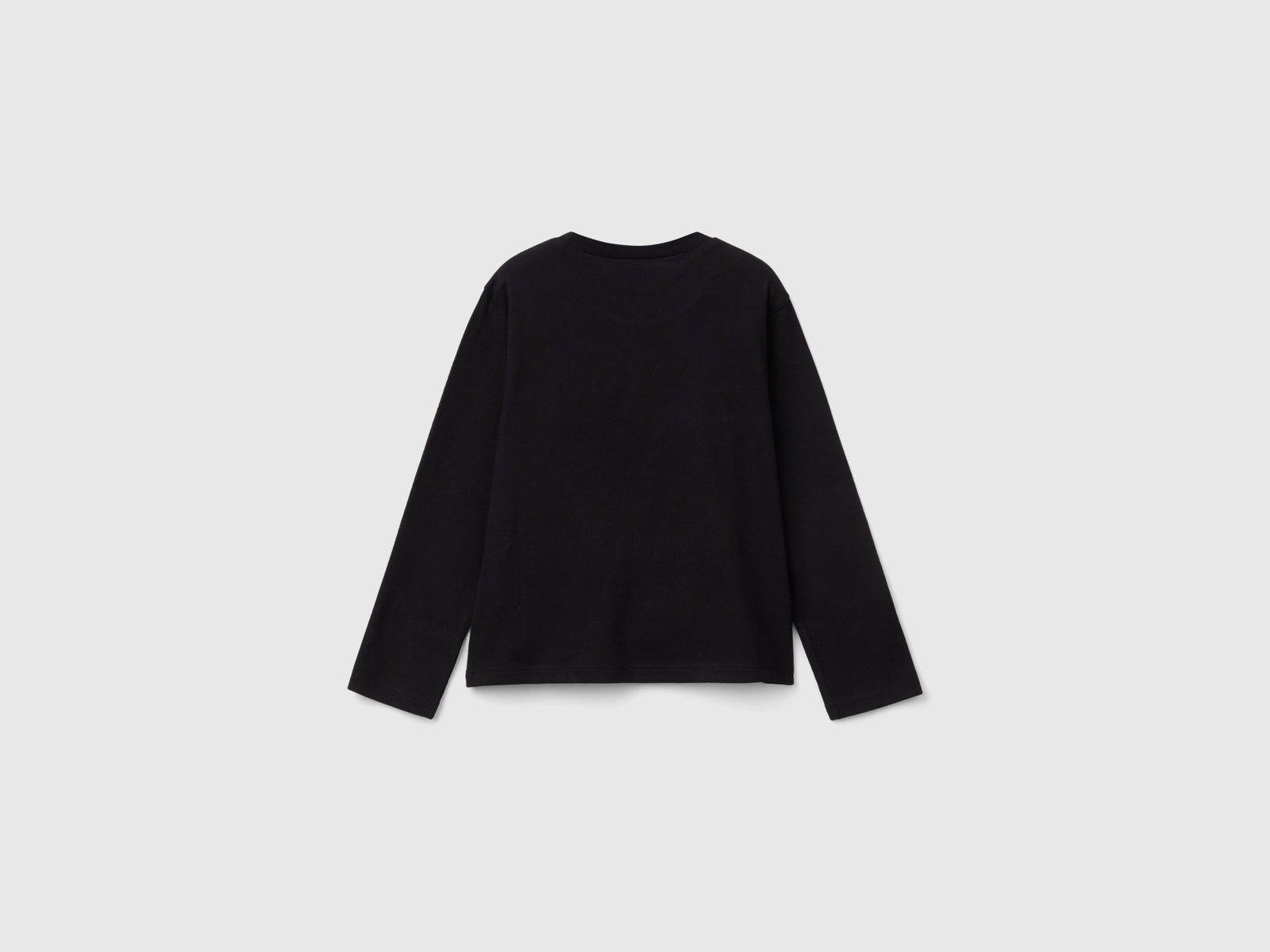 Maglietta ©Peanuts con stampa glitterata da bimba nero 2 | Benetton Outlet
