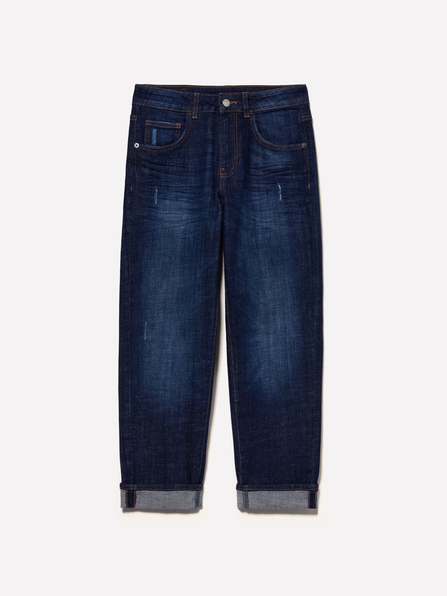 Jeans Manhattan regular fit da donna blu scuro | Sisley Outlet