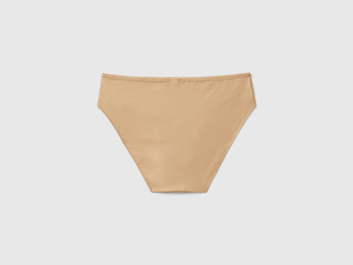 Slip in pizzo e microfibra
