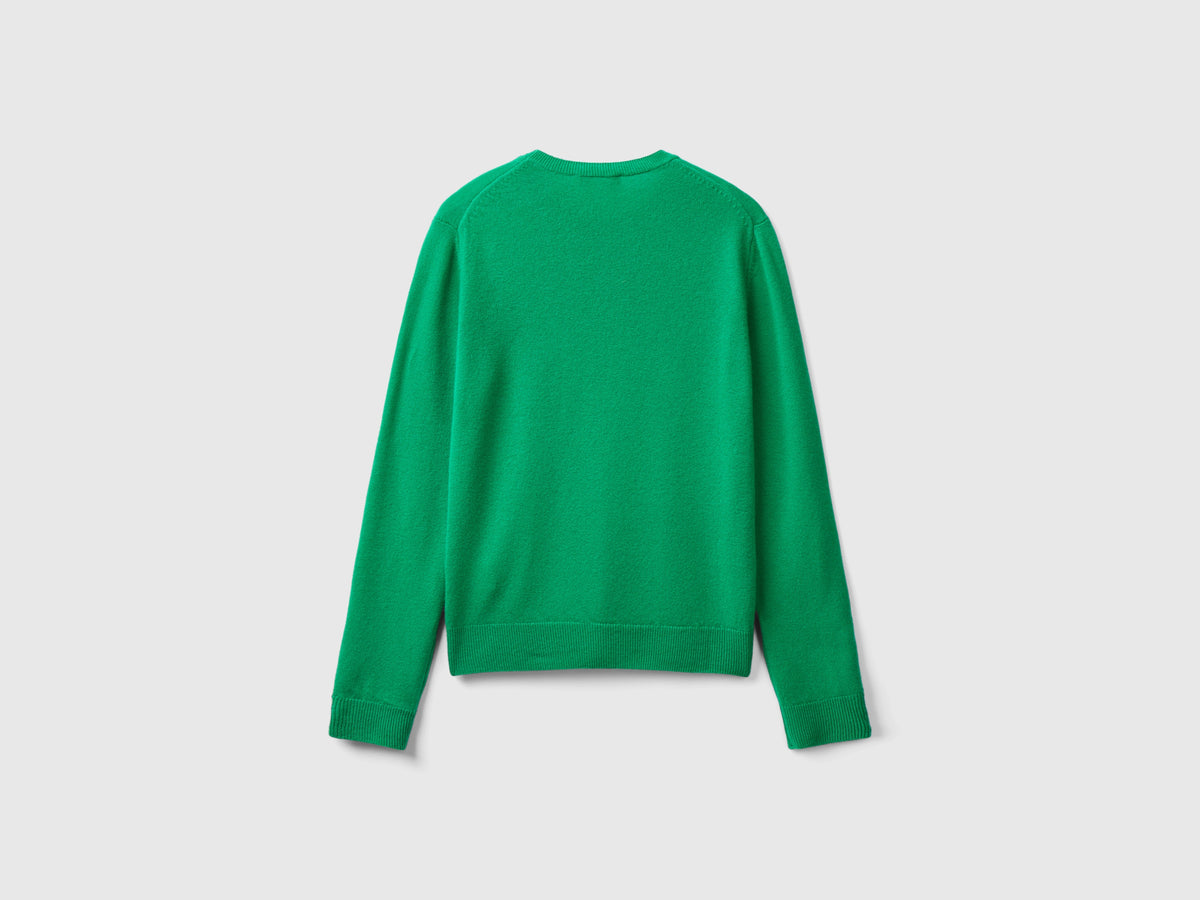 Maglia girocollo in lana Merino
