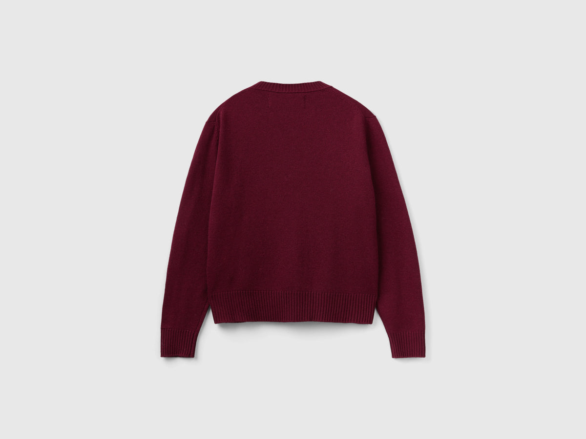Maglia con stella in lurex
