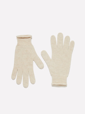 Guanti in misto cashmere