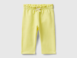 Pantaloni in felpa di cotone bio stretch