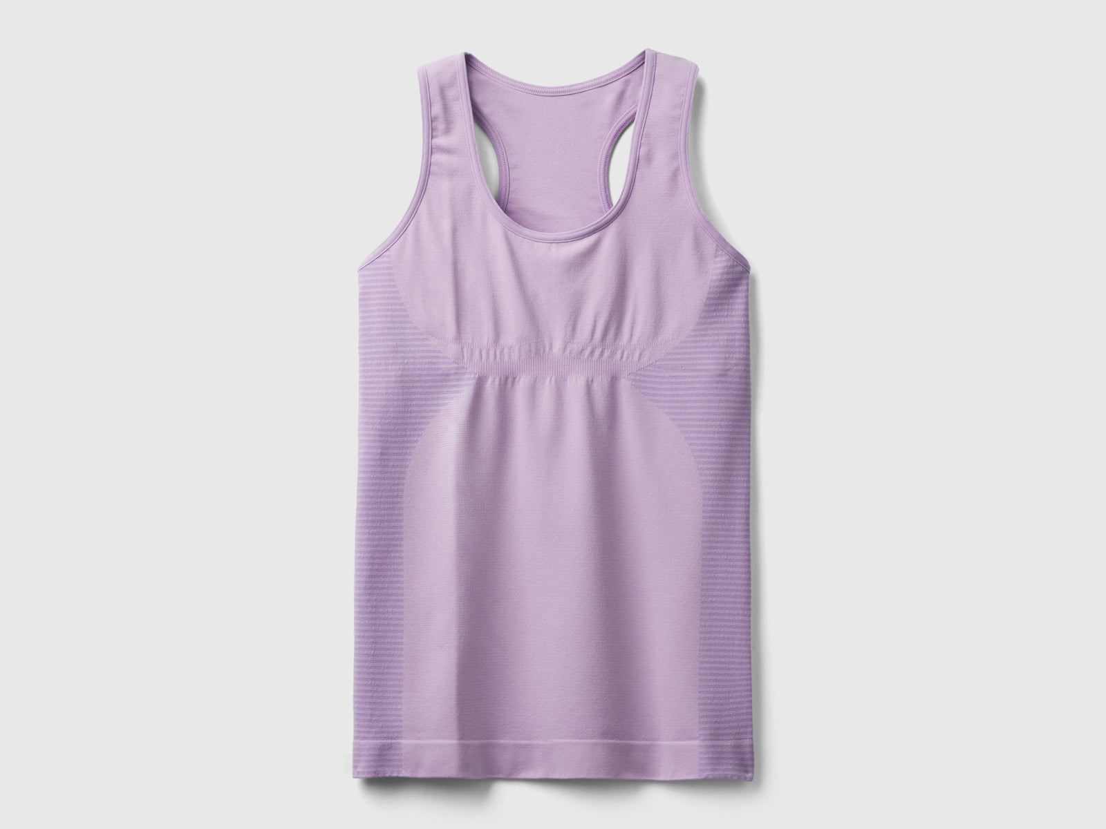 Canotta sportiva senza cuciture da donna lilla | Benetton Outlet