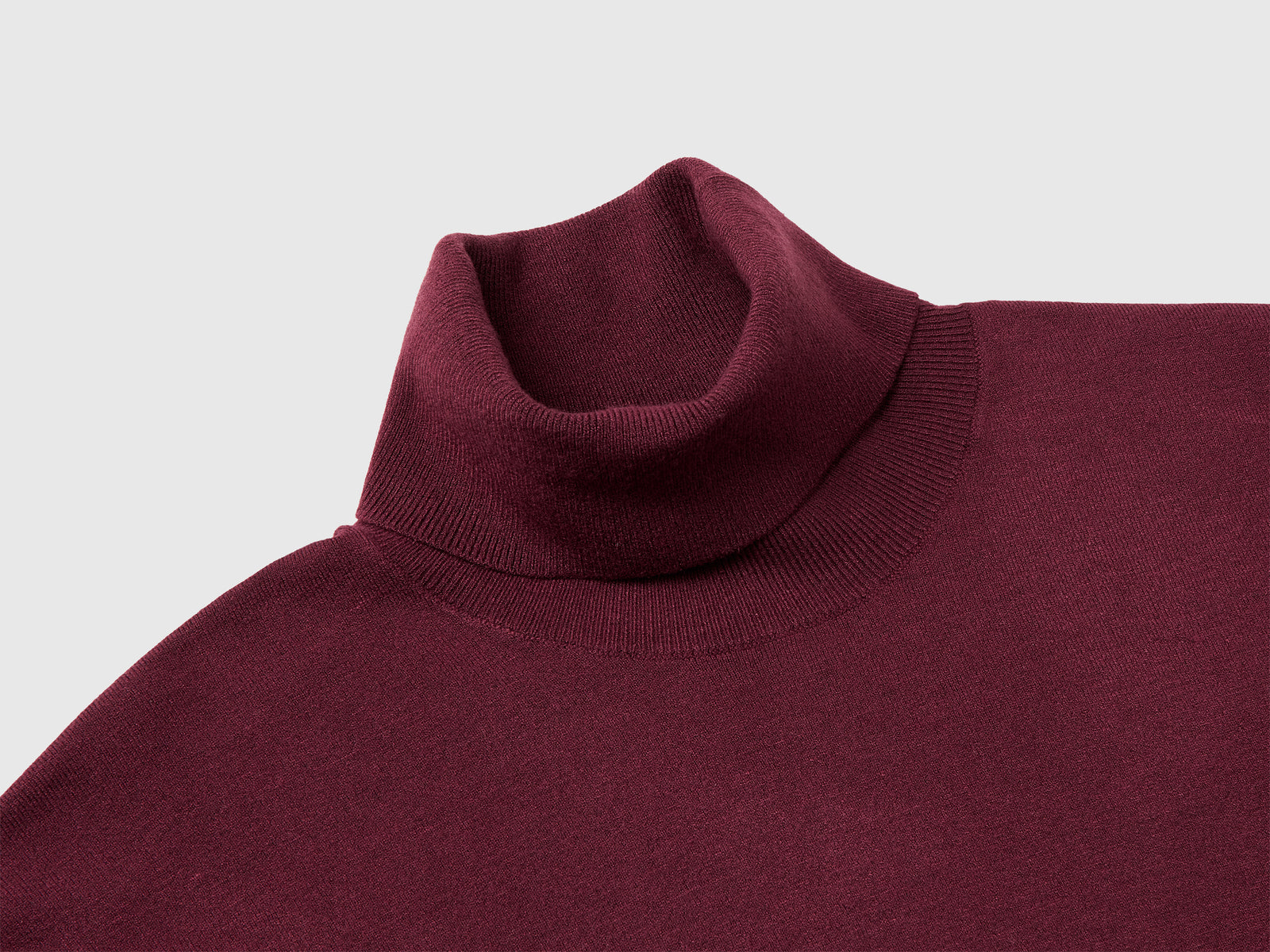 Dolcevita in misto viscosa da uomo bordeaux 3 | Benetton Outlet