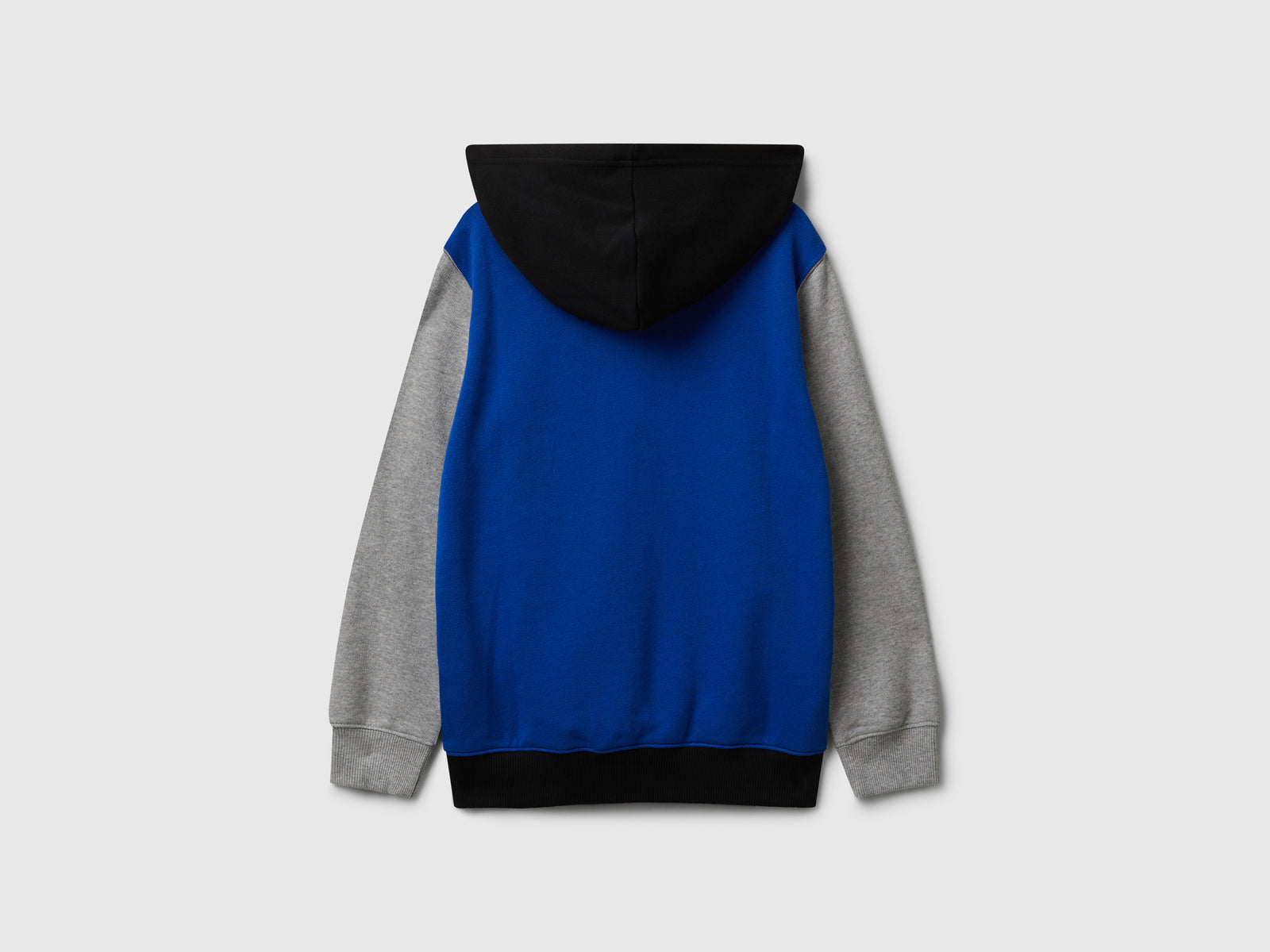 Felpa con cappuccio in cotone da bambino bluette 2 | Benetton Outlet