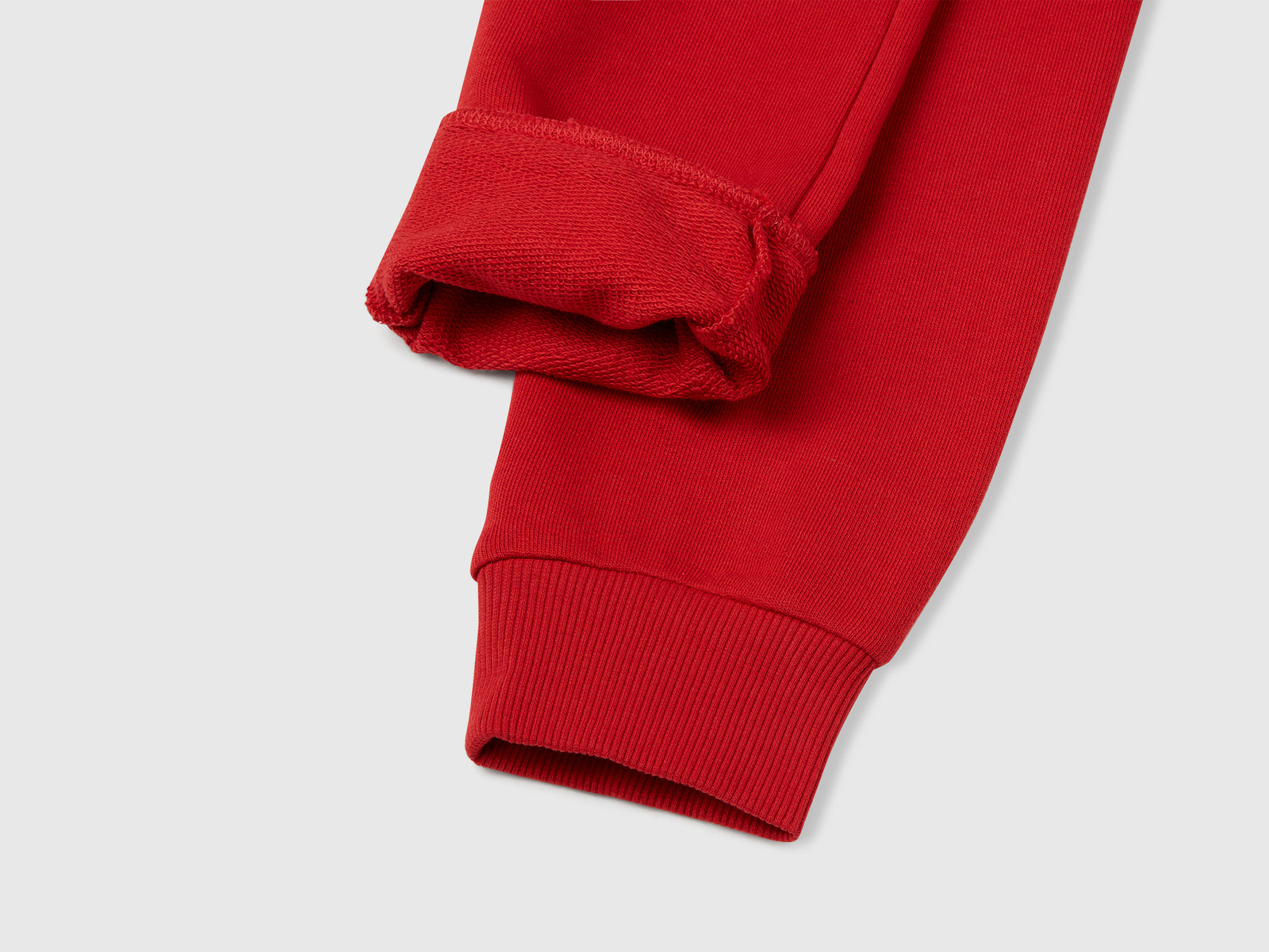 Pantaloni sportivi con coulisse da bambino rosso 3 | Benetton Outlet