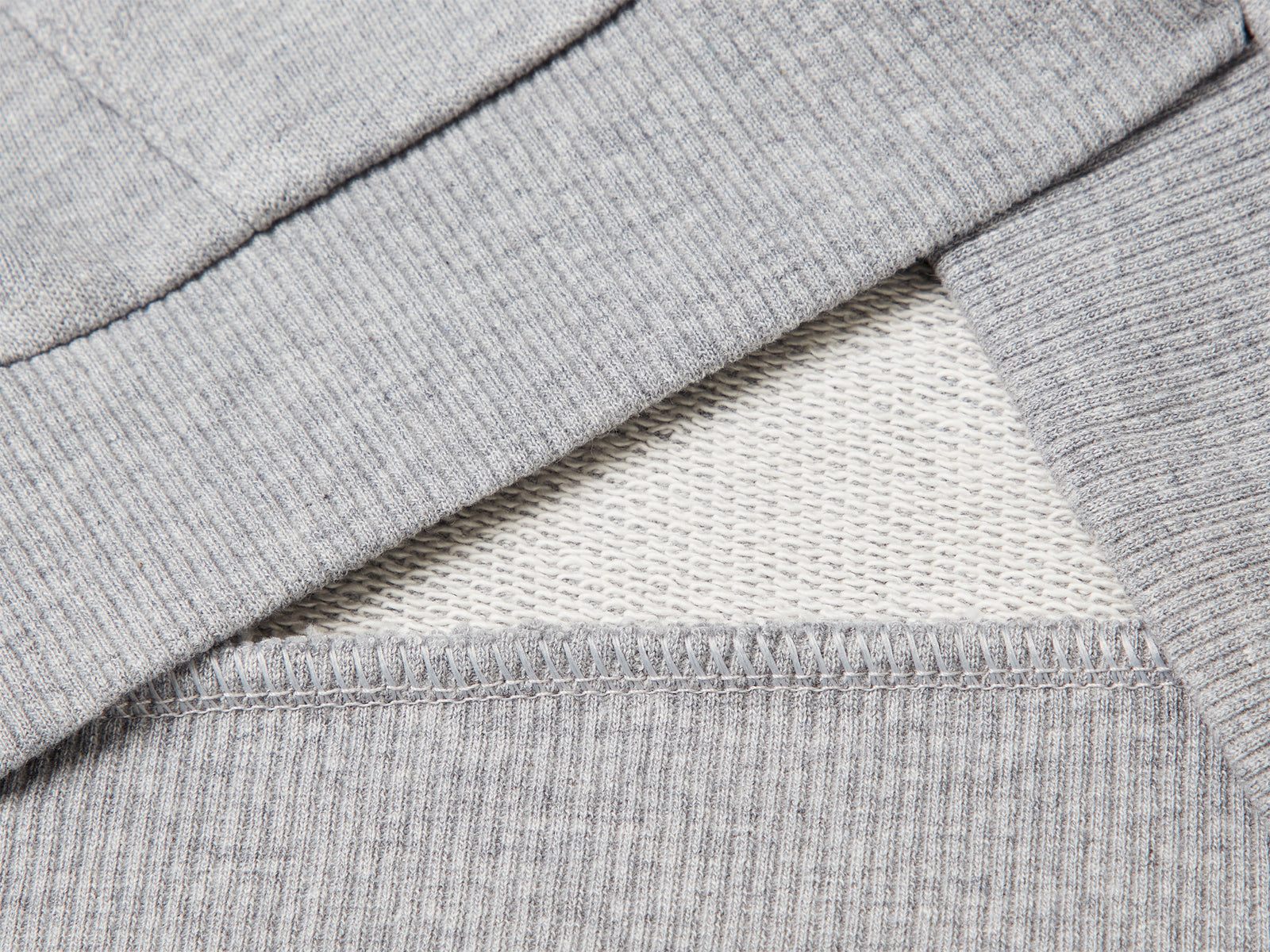 Felpa in cotone con logo da bimbo grigio chiaro 3 | Benetton Outlet
