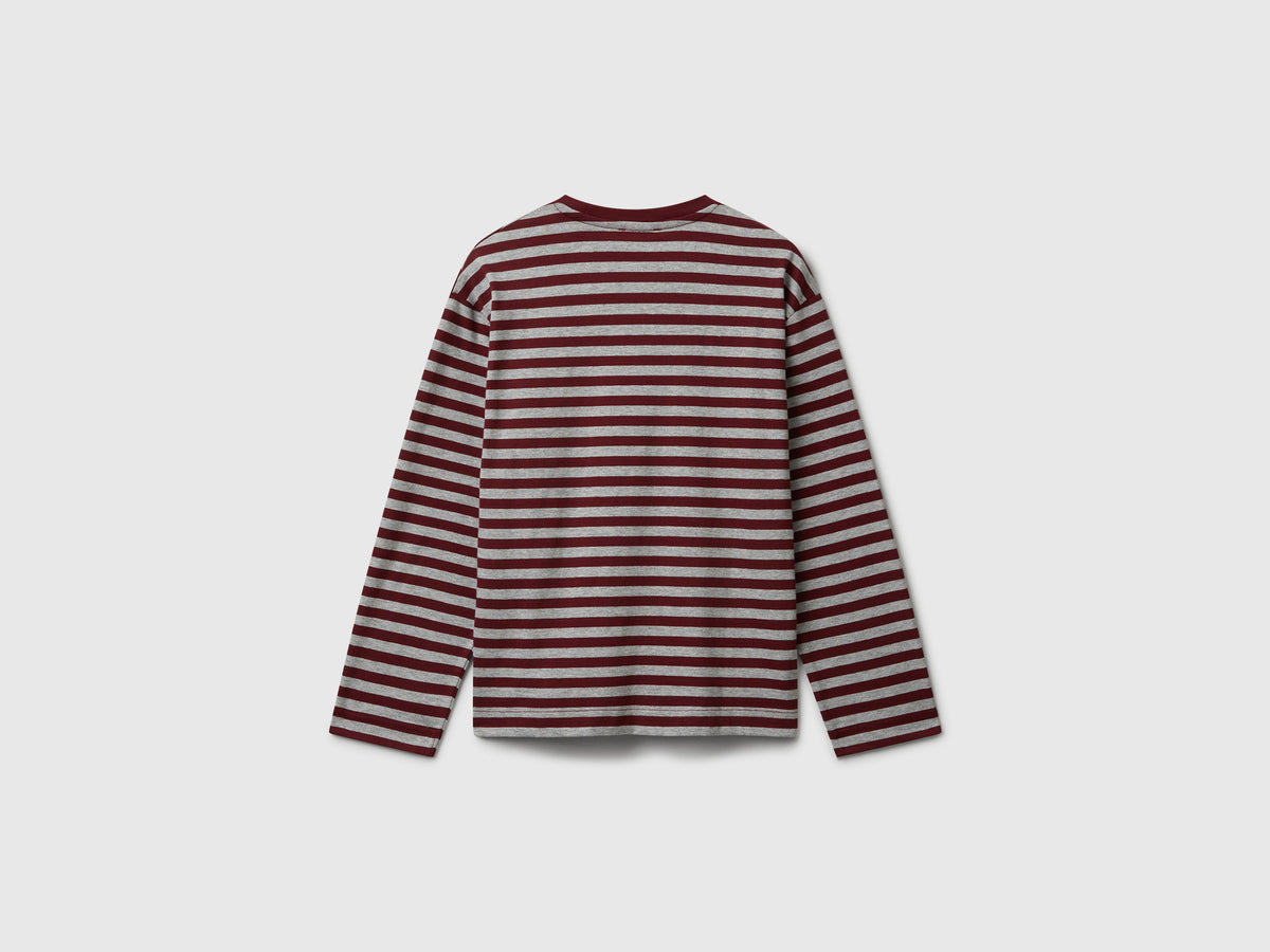 T-shirt manica lunga a righe