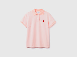 Polo con ricamo frutta