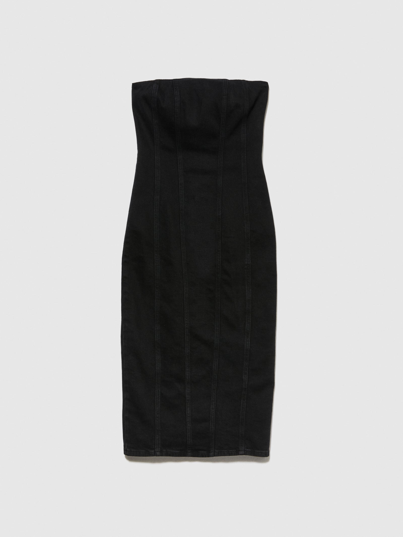 Vestito bustier di jeans da donna nero | Sisley Outlet