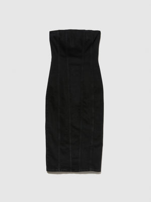 Vestito bustier di jeans