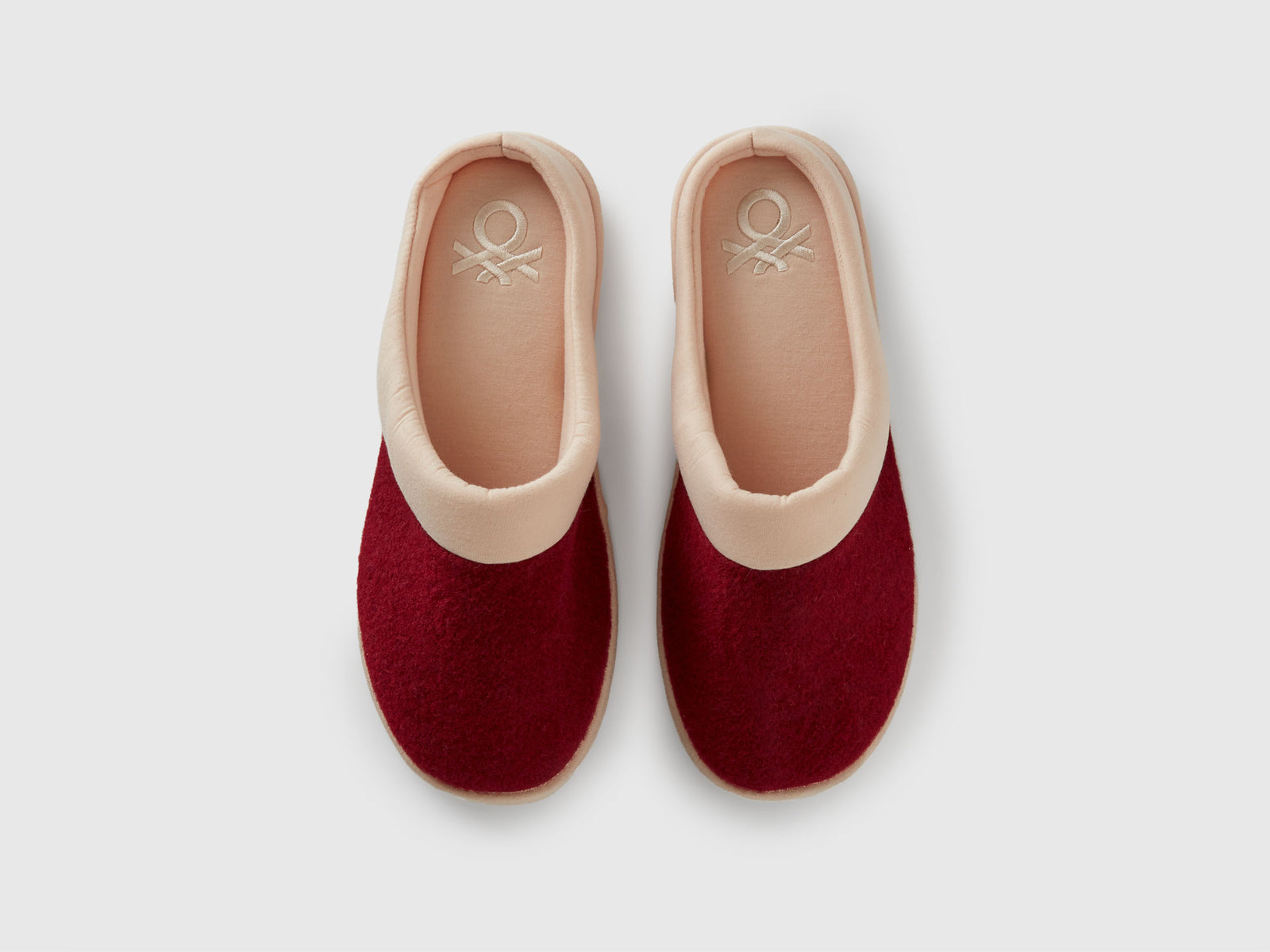Ciabatte con logo da uomo bordeaux 4 | Benetton Outlet