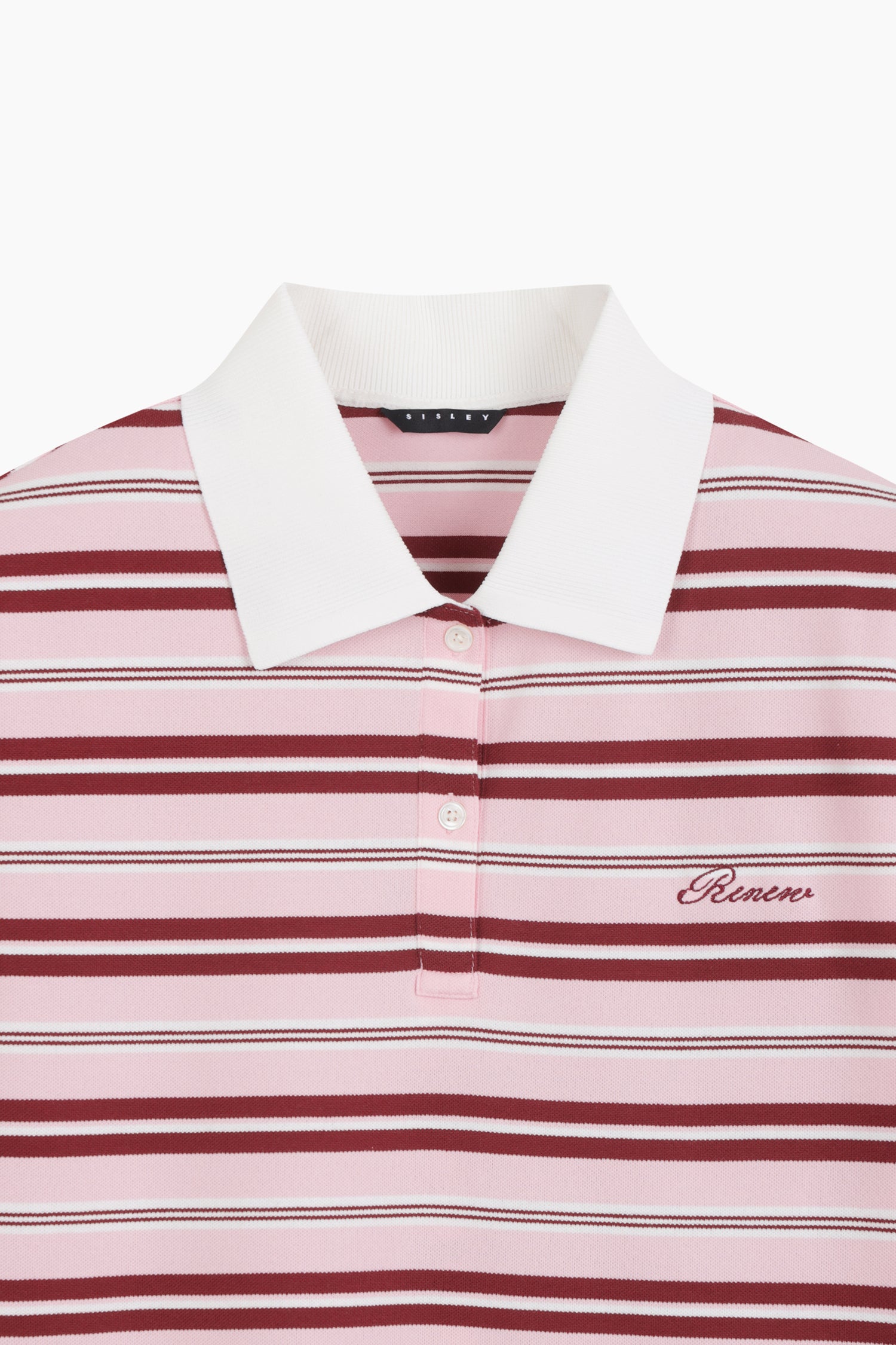 Polo a righe da donna rosa 3 | Sisley Outlet
