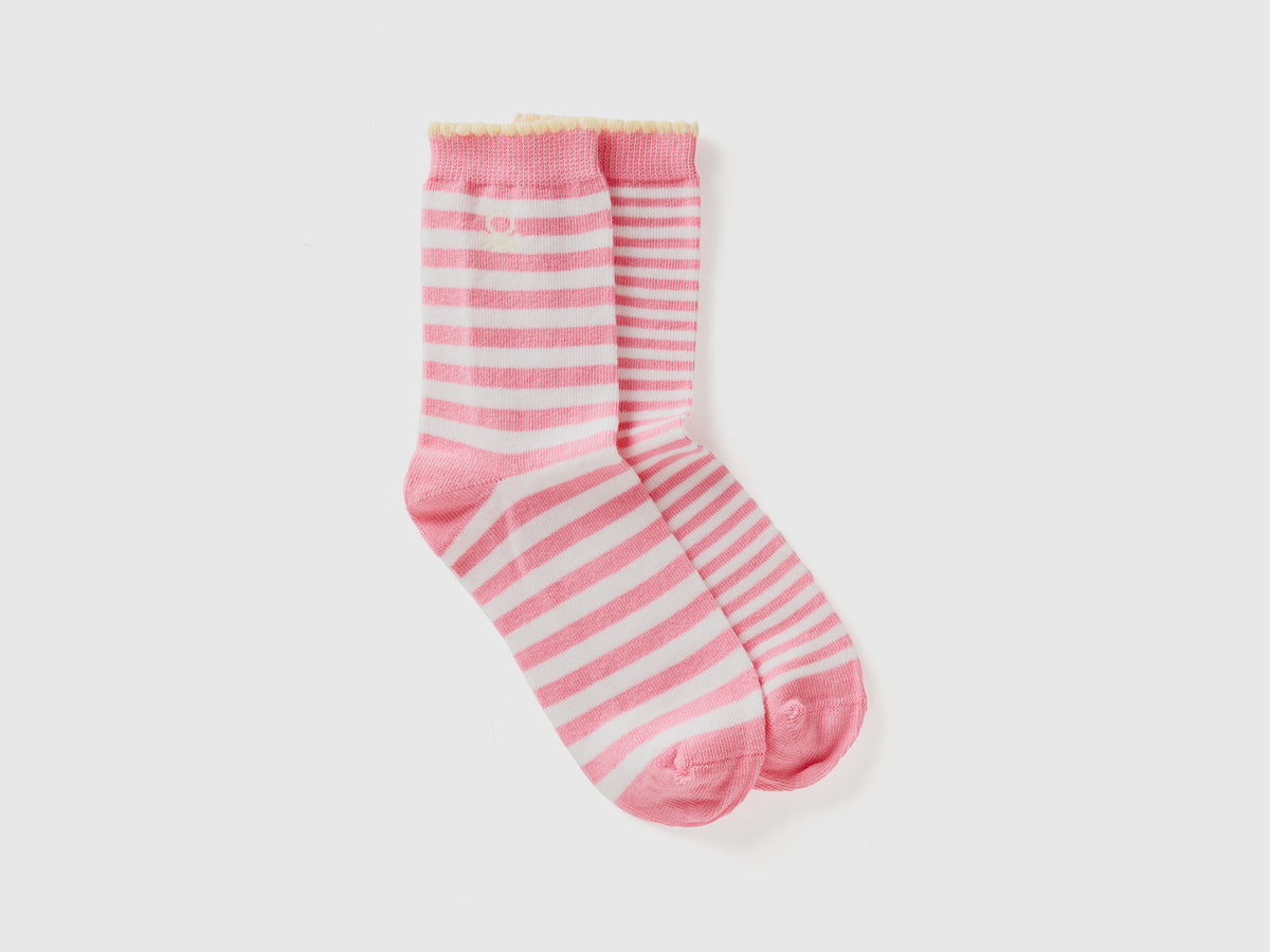 Calzini lunghi mix & match a righe