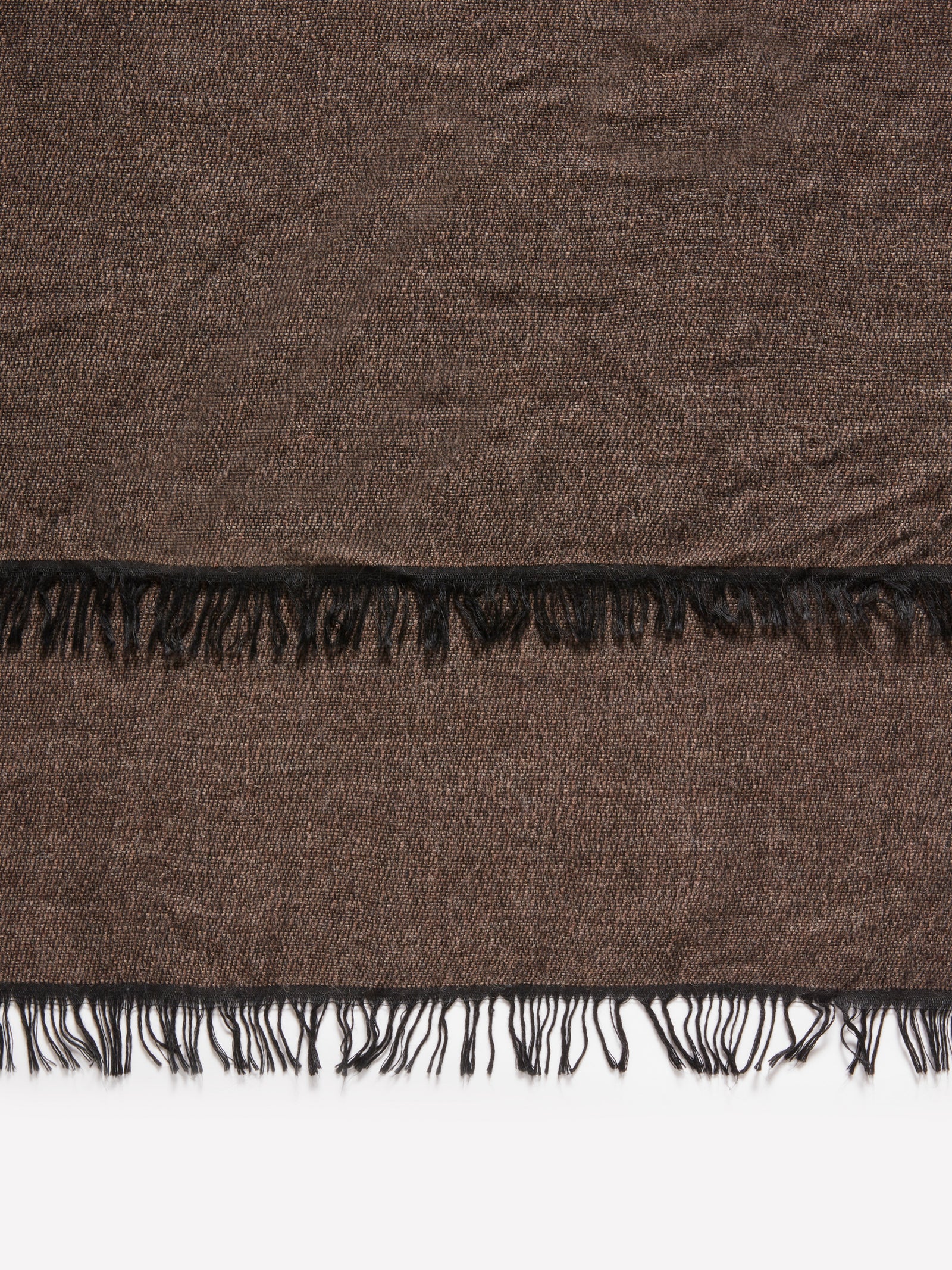 bufanda con flecos da uomo marrone 2 | Sisley Outlet